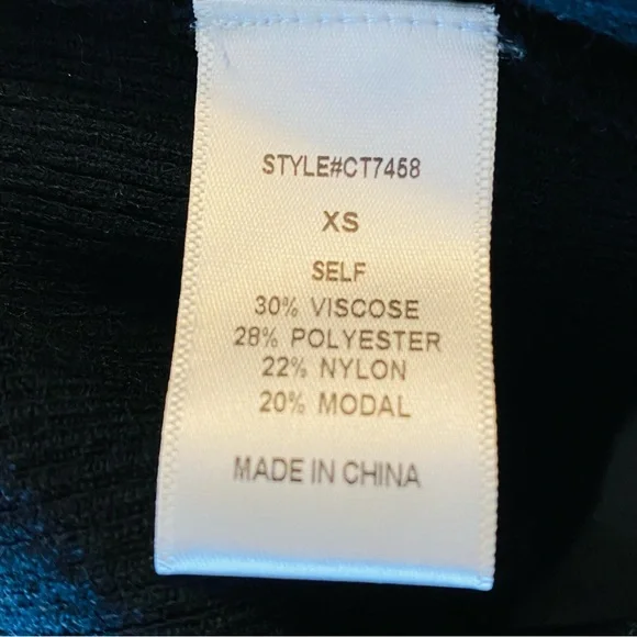 Petal & Pup NEW Luna 3 Piece Knitted Set Black Sweater Midi Dress Size XS - Picture 14 of 14